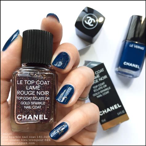 chanel sparkle top coat|Chanel top coat nail polish.